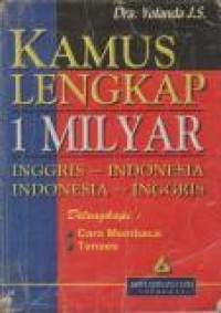 Image of Kamus Lengkap 1 Milyar: Inggris-Indonesia Indonesia-Inggris